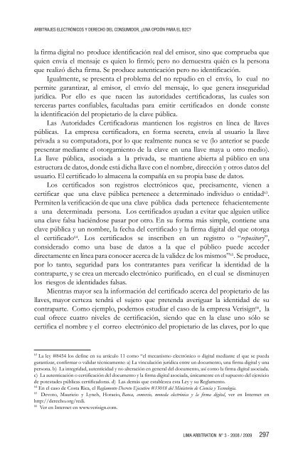 Arbitrajes electrónicos y Derecho del Consumidor ... - lima arbitration