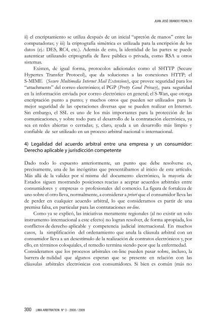 Arbitrajes electrónicos y Derecho del Consumidor ... - lima arbitration