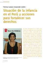 SituaciÃ³n de la infancia en el PerÃº y acciones para fortalecer ... - Tarea