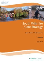 South Wiltshire Core Strategy Topic Paper 6 ... - Wiltshire Council