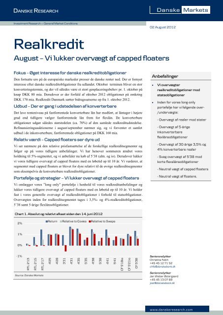 Danske Research - Danske Analyse - Danske Bank