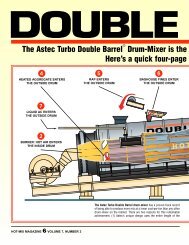 Double Barrel Drum Mixer - Hot-Mix Magazine