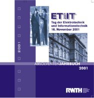 Jahrbuch 2001 - Tag der Elektrotechnik und Informationstechnik 2012