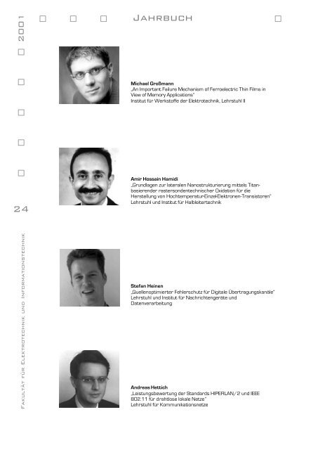 Jahrbuch 2001 - Tag der Elektrotechnik und Informationstechnik 2012