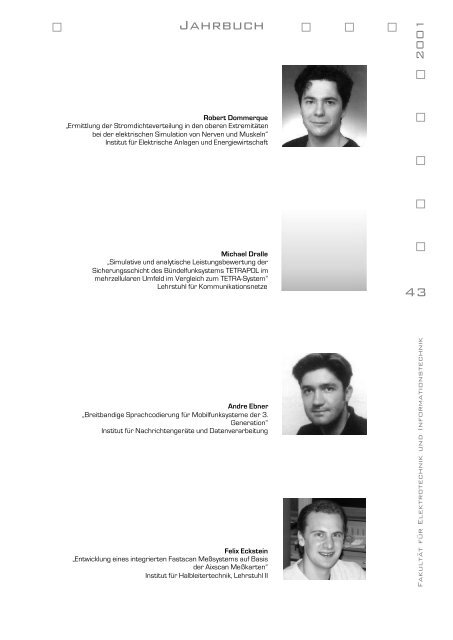 Jahrbuch 2001 - Tag der Elektrotechnik und Informationstechnik 2012