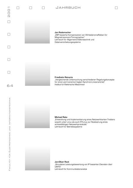 Jahrbuch 2001 - Tag der Elektrotechnik und Informationstechnik 2012