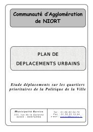 Étude Déplacement Quartiers ORU Niort - Communauté d ...