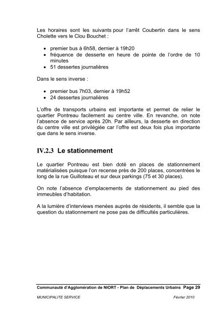 Étude Déplacement Quartiers ORU Niort - Communauté d ...