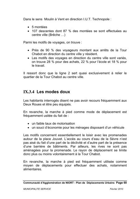 Étude Déplacement Quartiers ORU Niort - Communauté d ...