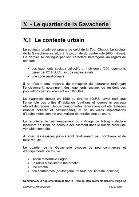 Étude Déplacement Quartiers ORU Niort - Communauté d ...