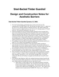 Steel-Backed Timber Guardrail Design and Construction Notes for ...
