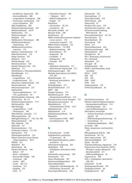 Thieme: Pneumologie