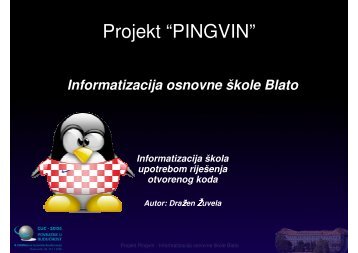 Projekt âPINGVINâ - CARNet