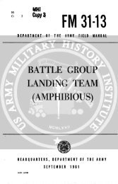 FM 31-13 Battle Group Landing Team Amphibious) - CIE Hub