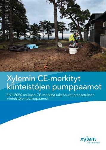 Xylem CE-merkityt pumppaamot - Water Solutions