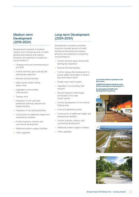 Brisbane Airport 2014 Master Plan Summary Booklet (16.3MB)