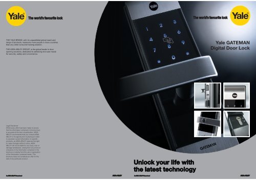 Yale Gateman Digital Door Lock Mpc Assaabloy Com Assa Abloy