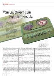 Vom Laubfrosch zum Hightech-Produkt