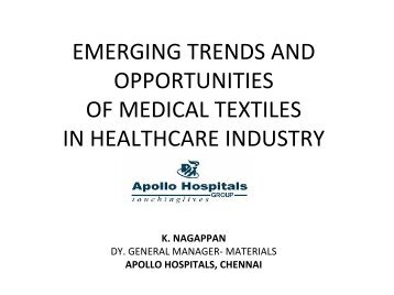 emerging trends and opportunities of medical textiles in ... - Technotex