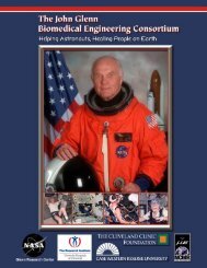 John Glenn Biomedical Engineering Consortium - Space Flight ...