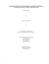 Applications of Classical Electrodynamics And Statistical Mechanics ...