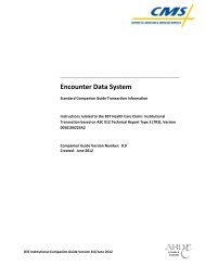 Encounter Data System - CSSC Operations