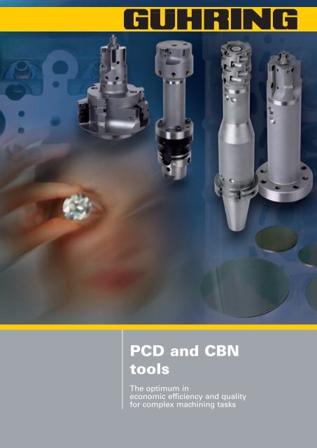 PCD and CBN tools - Guhring
