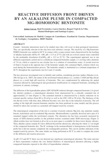 Mass Transfer & Porous Media (MTPM) - Andra