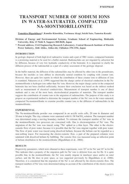 Mass Transfer & Porous Media (MTPM) - Andra