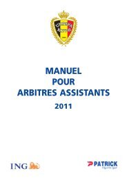 Manuel pour arbitres assistants 2011