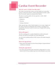 Cardiac Event Recorder - London Bridge Hospital Network