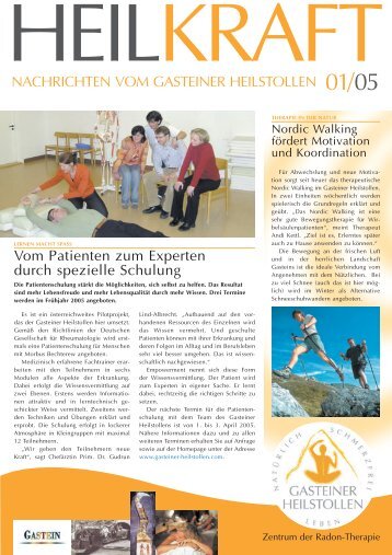 NACHRICHTEN VOM GASTEINER HEILSTOLLEN 01/05 Vom ...