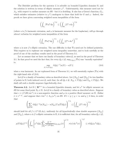 Weighted inequalities for gradients on non-smooth domains ...