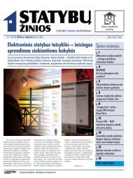 Elektroninės statybos taisyklės – teisingas sprendimas ... - Statyk.eu