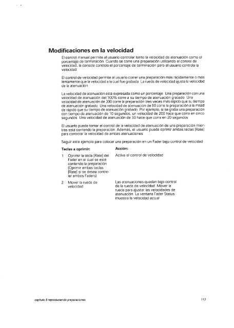 Manual de operacion Mesa Iluminacion ETC - Páxinas persoais - USC