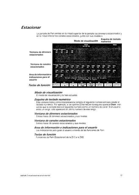 Manual de operacion Mesa Iluminacion ETC - Páxinas persoais - USC