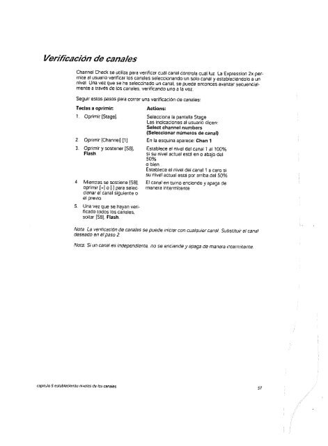 Manual de operacion Mesa Iluminacion ETC - Páxinas persoais - USC