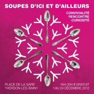 Livre de recette 2012 - Yverdon-les-Bains