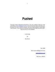 Pushed - Alex Broun