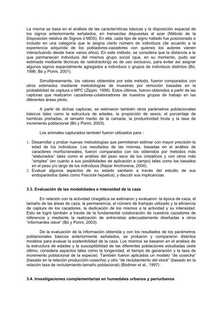 Estudios ecologicos basicos para el manejo sustentable del coipo ...