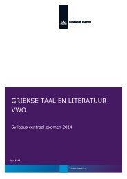 Syllabus 2014 Grieks, vwo - Examenblad.nl