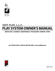PLAY SYSTEM OWNER'S MANUAL - Soft Play, L.L.C.