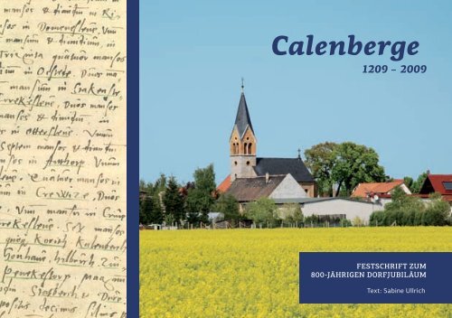 Festschrift [pdf] - Calenberge