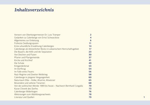 Festschrift [pdf] - Calenberge