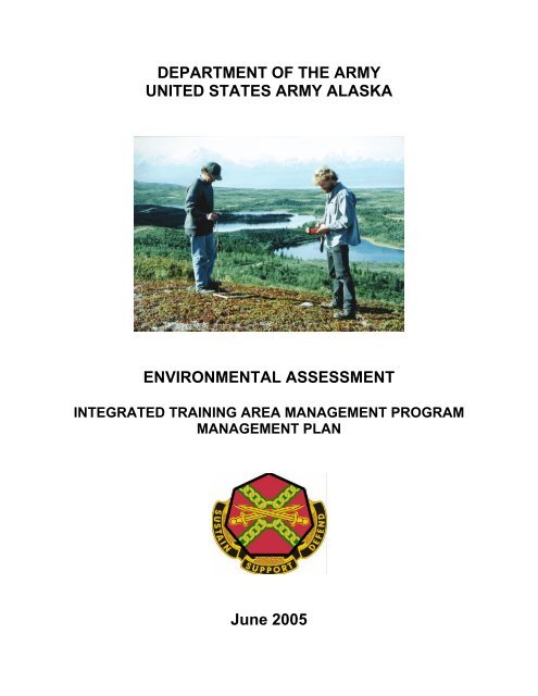 Integrated Training Area Management EA and Final FNSI