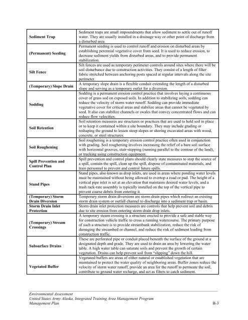 Integrated Training Area Management EA and Final FNSI