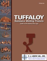Tuffaloy Catalog - T. J. Snow