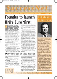 Issue 3: Winter 1998/99 - BNI Europe