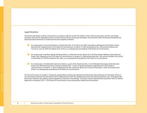 Streetscape Map - Capital City Development Corporation