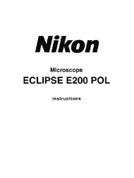 Nikon Eclipse E200 Pol Instructions - Earth-2-Geologists